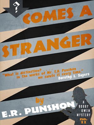 cover image of Comes a Stranger